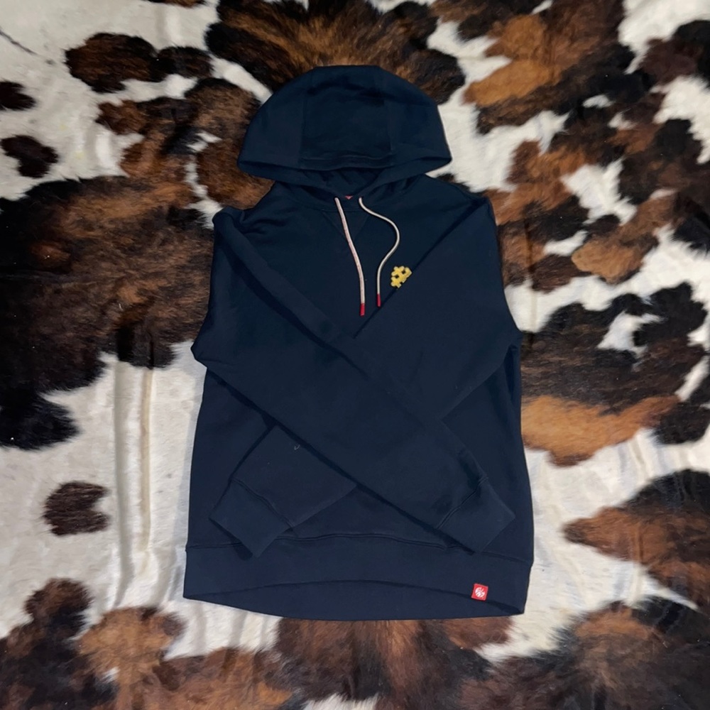 medium black chick-fil-a waffle fry hoodie